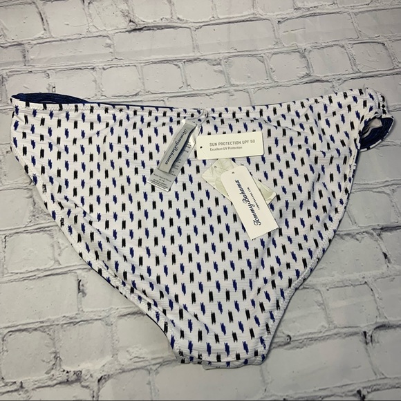 NEW Tommy Bahama Canyon Sky Reversible Hipster Bottom - Blue White Black Sz XL - Picture 9 of 12